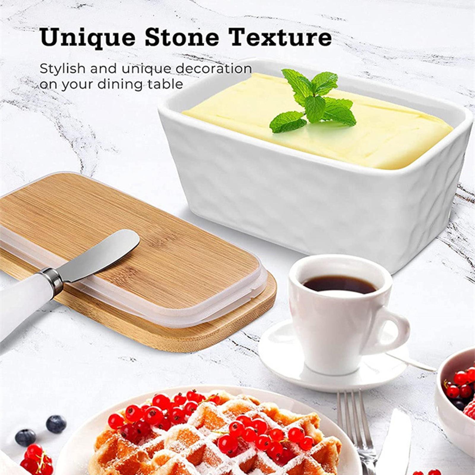 Butter Container with Butter for Countertop