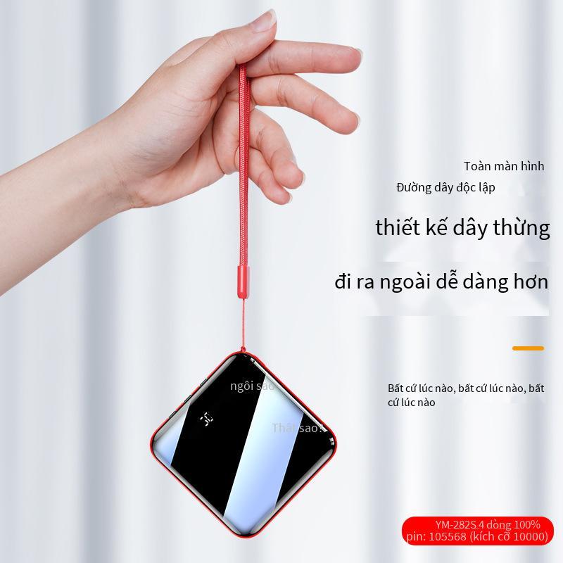 Ưu đãi đặc biệt tặng kèm dây sạc kho báu siêu mỏng 20000 mAh dung lượng lớn sạc nhanh di động sạc nhanh tùy biến nguồn điện di động