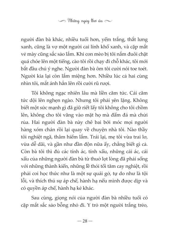 Những Ngày Thơ Ấu (Tái Bản)