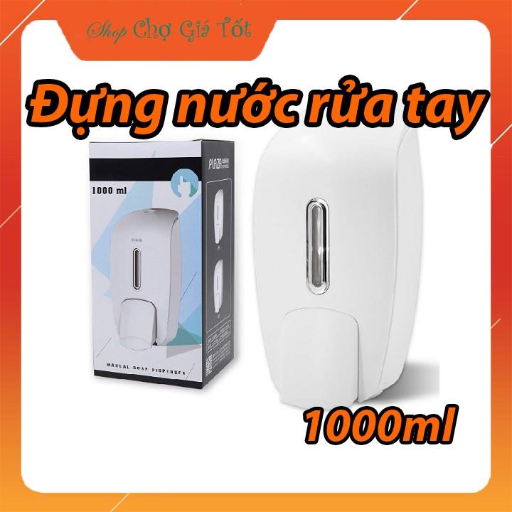 Hộp đựng nước rửa tay xà phòng gắn tường đơn 1000ml