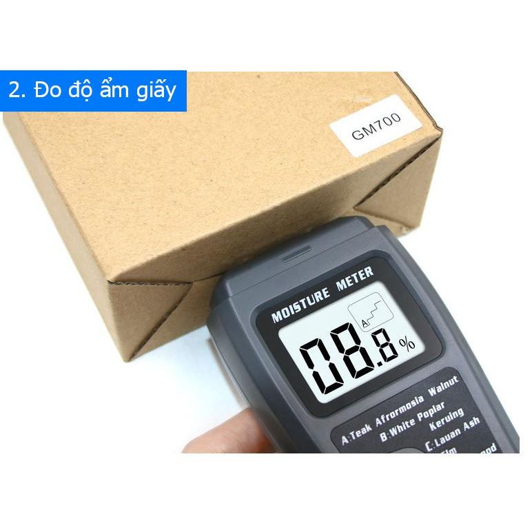 Máy đo độ ẩm Tường, Tổ yến, Nông sản, Gỗ, Bê tông, vữa hồ, đất, da, giấy...