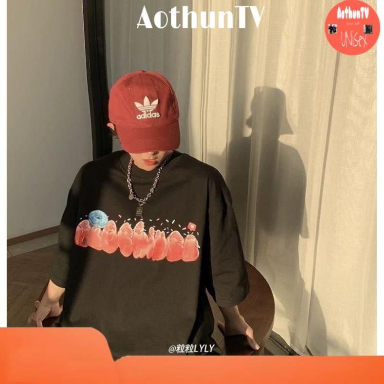 Áo thun tay lỡ, áo phông form rộng chất cotton mát mịn thấm hút mồ hôi in hình CHỮ đẹp