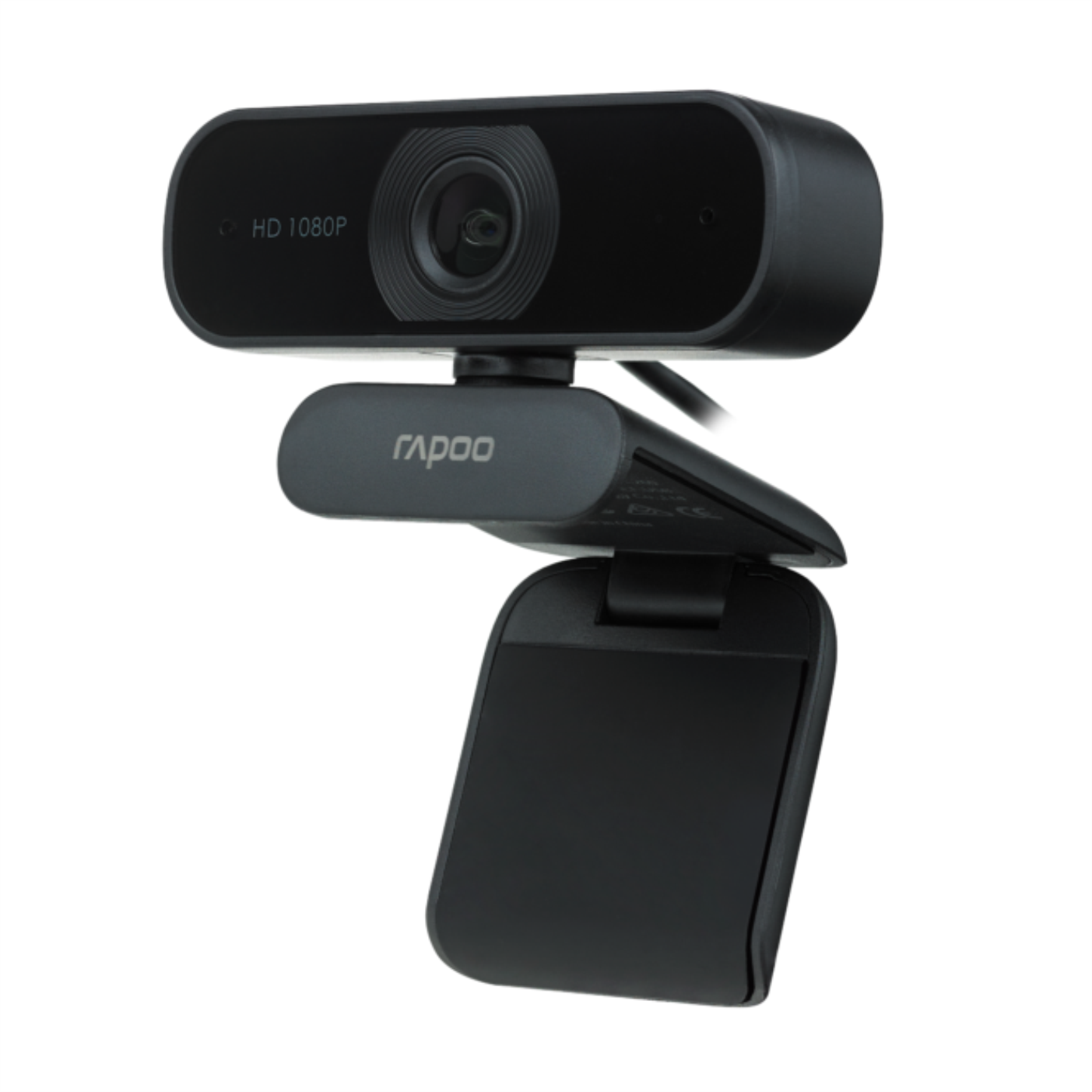 Webcam Full HD 1080P RAPOO Micro Khử Ồn Kép Góc Rộng 80 Độ XW180 - Hàng Chính Hãng