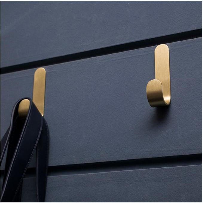 Bộ 5 móc vàng không cần đóng đinh GoldenHome Hook - Home and Garden