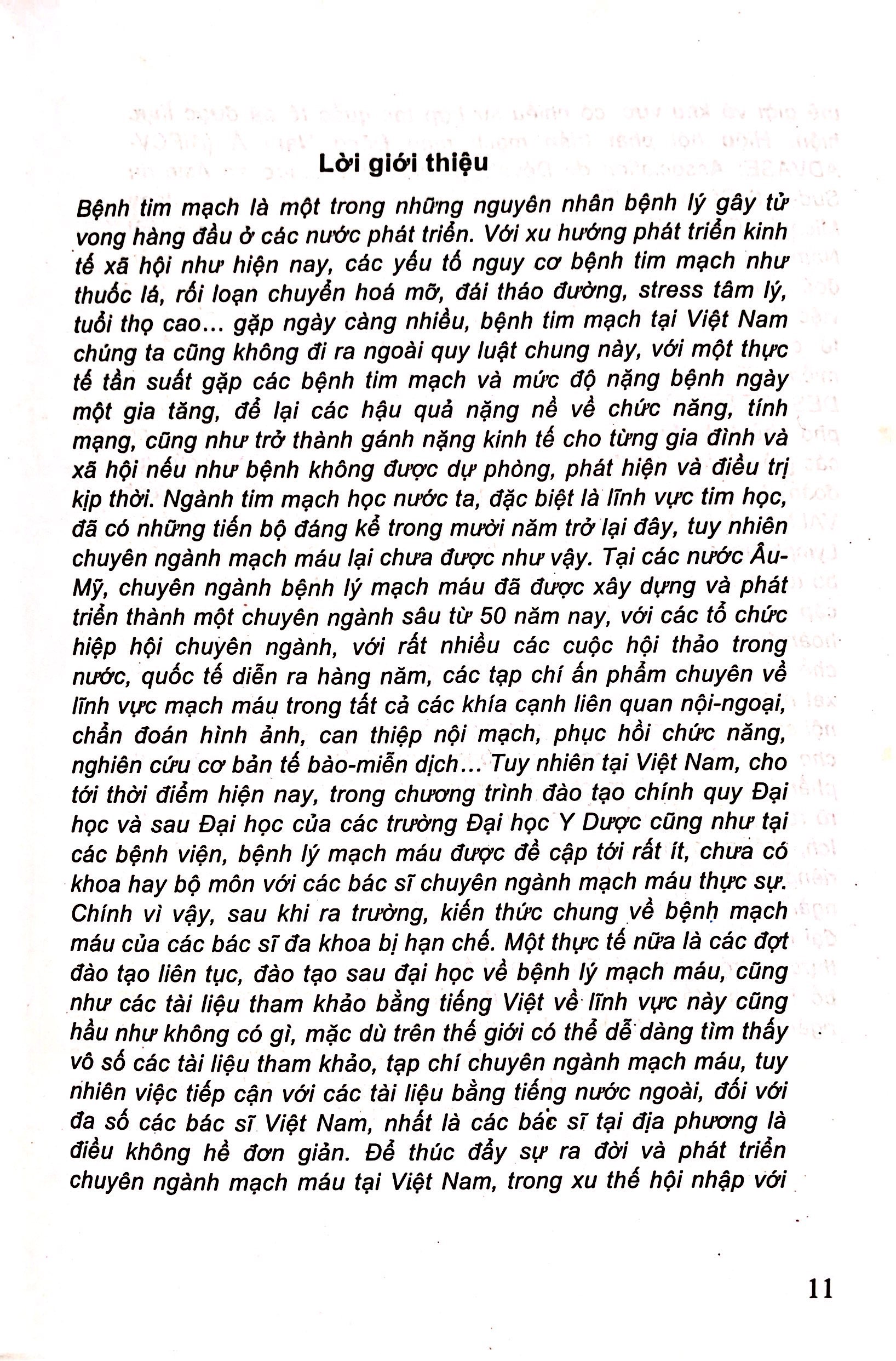 Bệnh lý mạch máu cơ bản