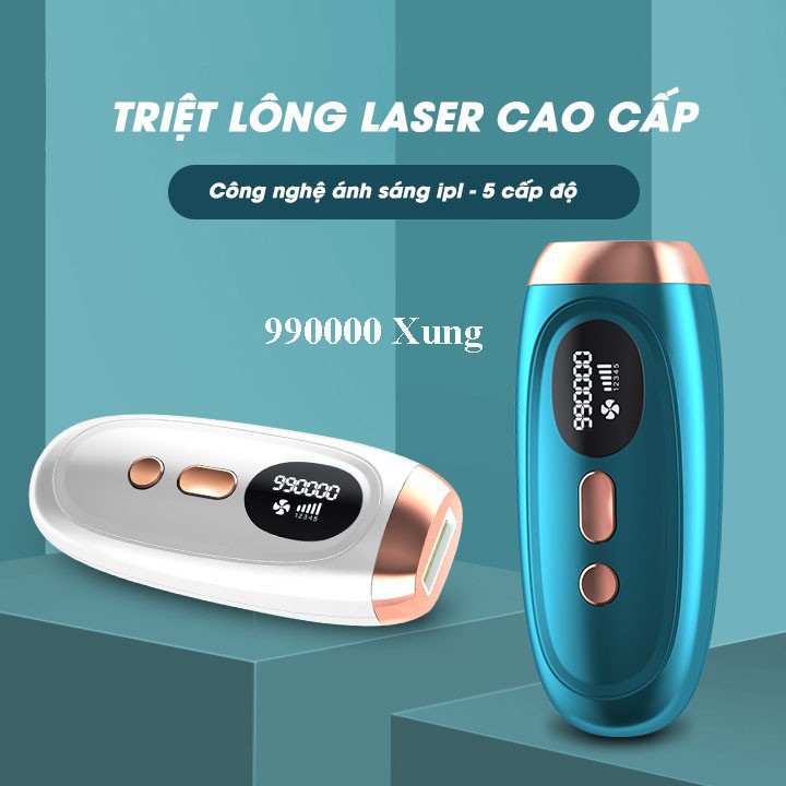 Máy triệt lông IPL 990000 sử dụng công nghệ cao kết hợp trẻ hóa làn da