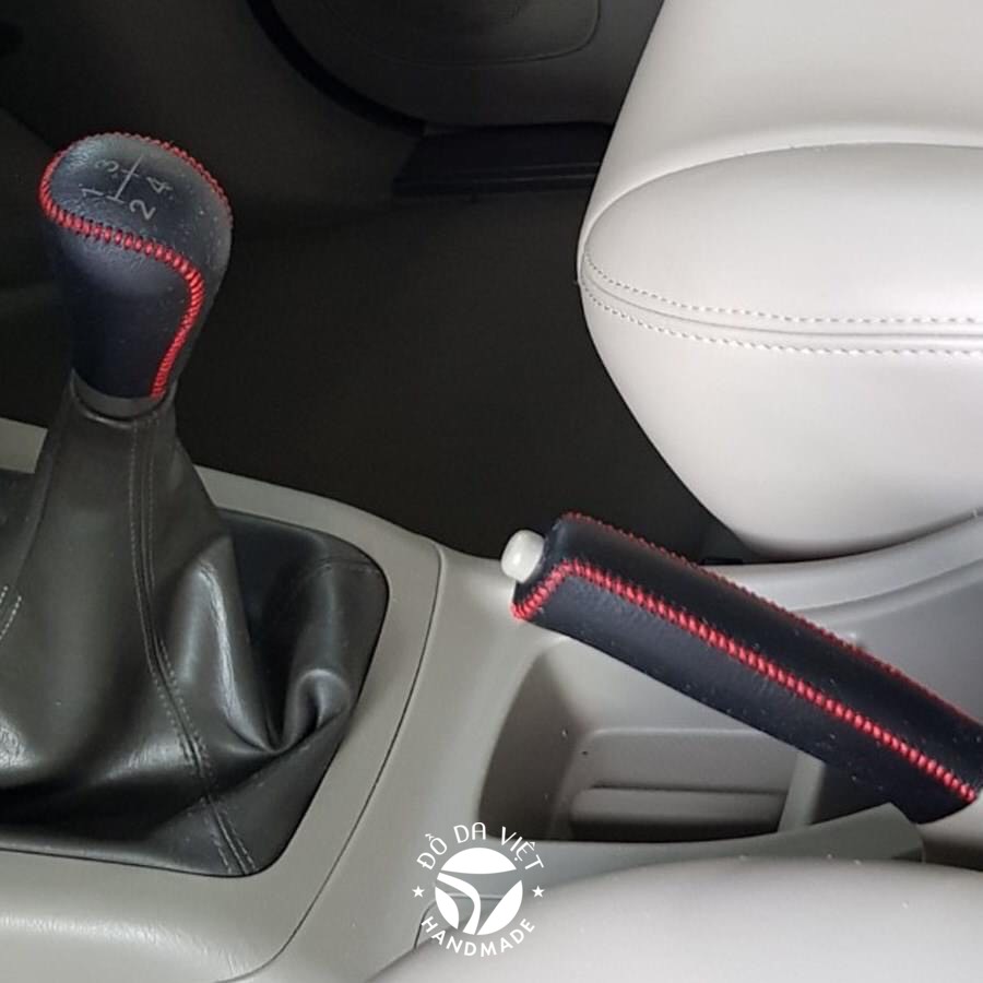 Bọc cần số, phanh tay TOYOTA FORTUNER, INNOVA 2006 - 2016 SỐ SÀN