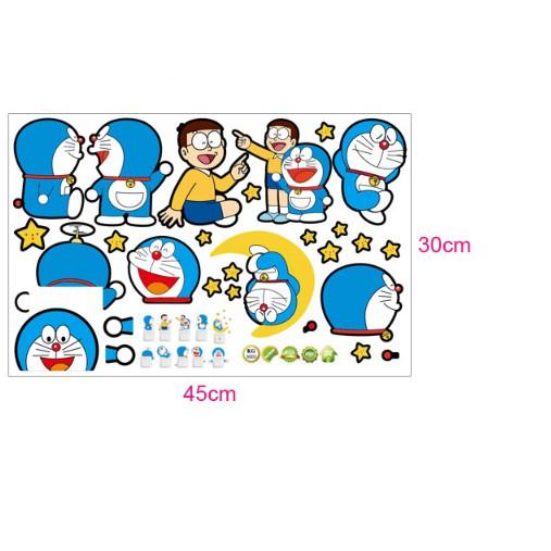 Decal dán Công Tắc Đèn - Hình Doremon