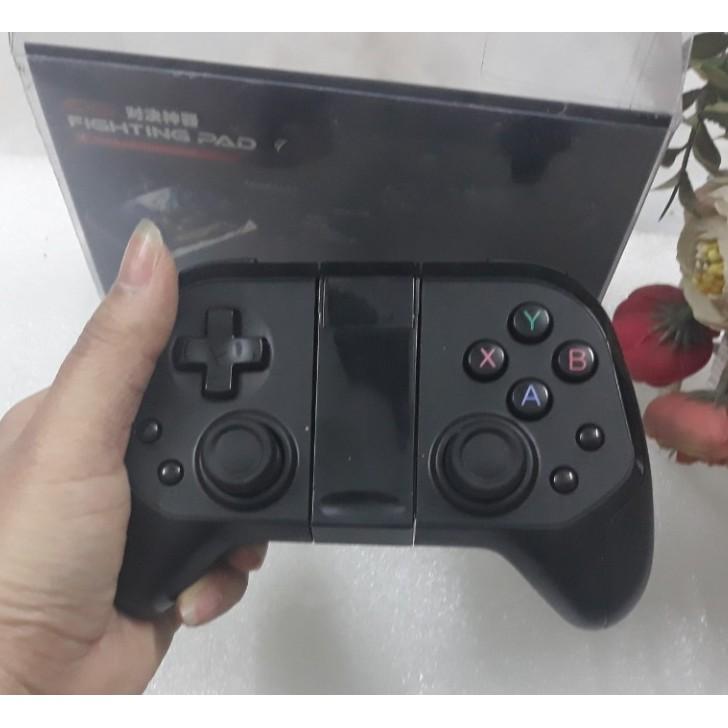 TAY CẦM CHƠI GAME BLUETOOTH C5- TAY CẦM GAME FIGHTING PAD C5 - BLUETOOTH GAMEPAD có giá kẹp điện thoại