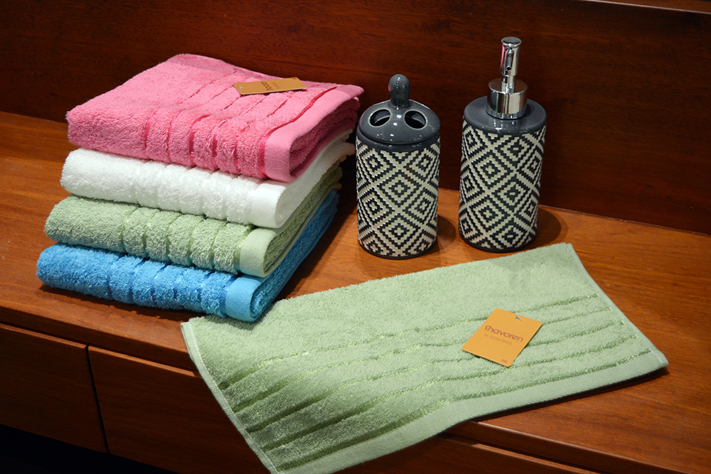 Khăn Tắm Cotton Hàn Quốc SH Line Border