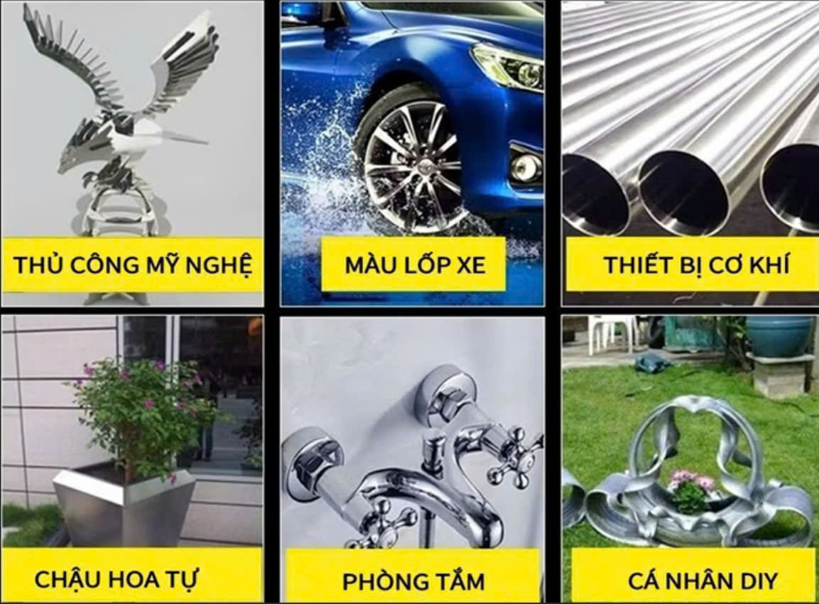 Sơn Xịt Mạ Crom 350ml