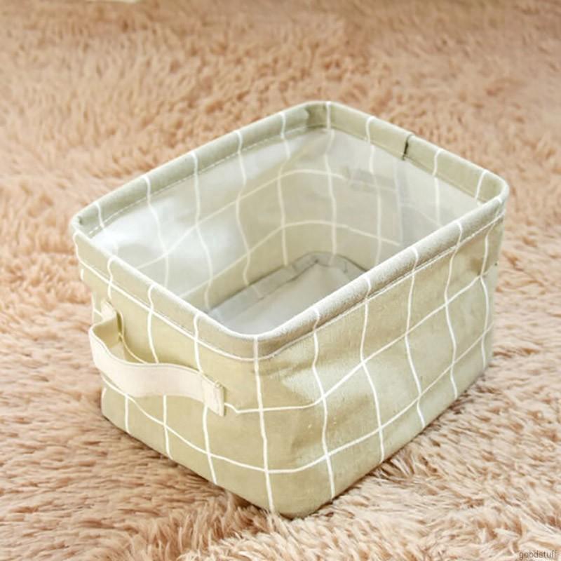 Giỏ vải đựng đồ đa năng tiện dụng in họa tiết xinh xắn