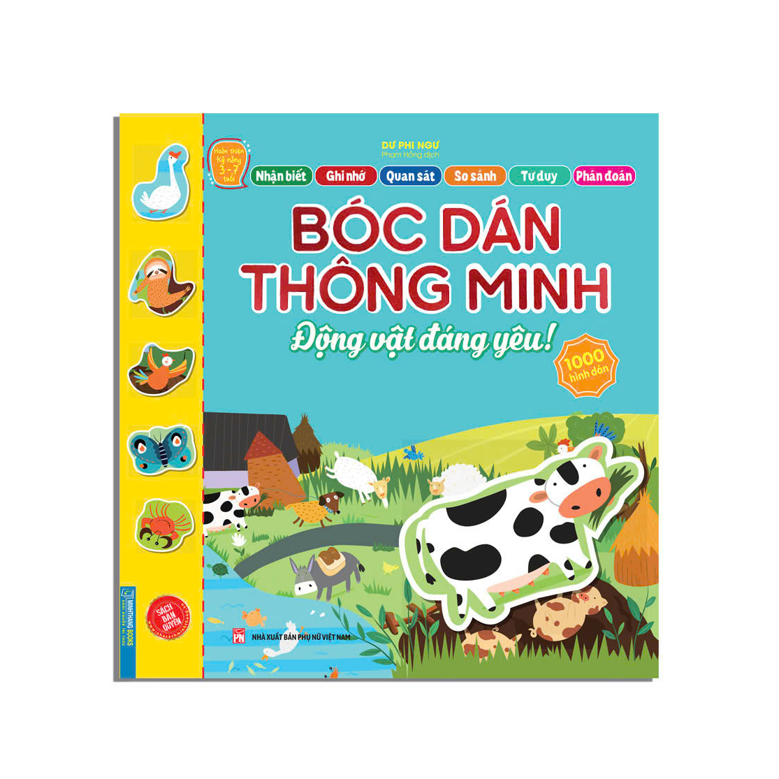 Bóc Dán Thông Minh - Công viên khủng long Jura/Giao thông sôi động /Động vật đáng yêu/Rau, củ, quả YUMMY