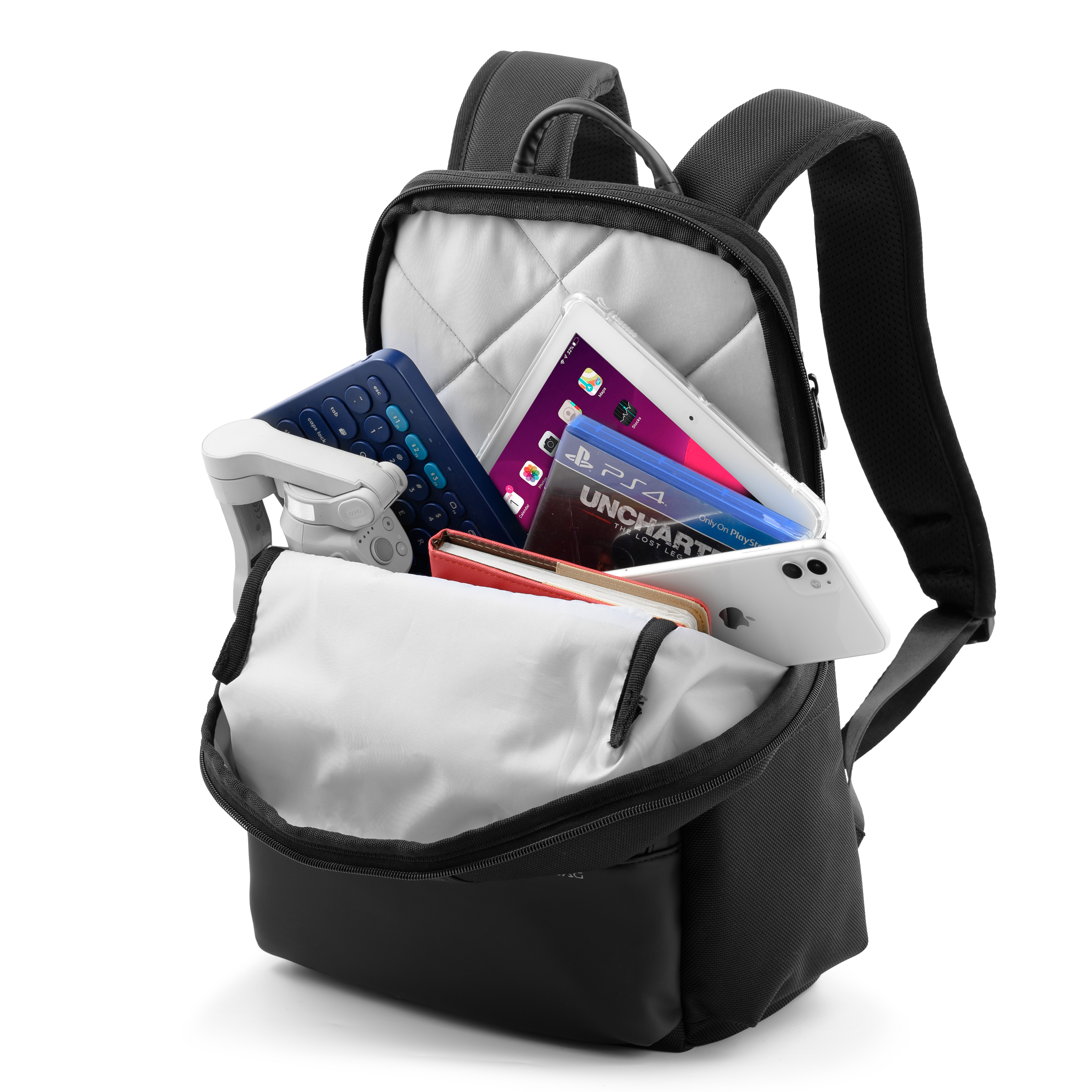 Balo laptop KINGBAG PASSION 14” trẻ trung, gọn nhẹ, tích hợp USB, ngăn tablet, đai vali tiện dụng - Hàng chính hãng