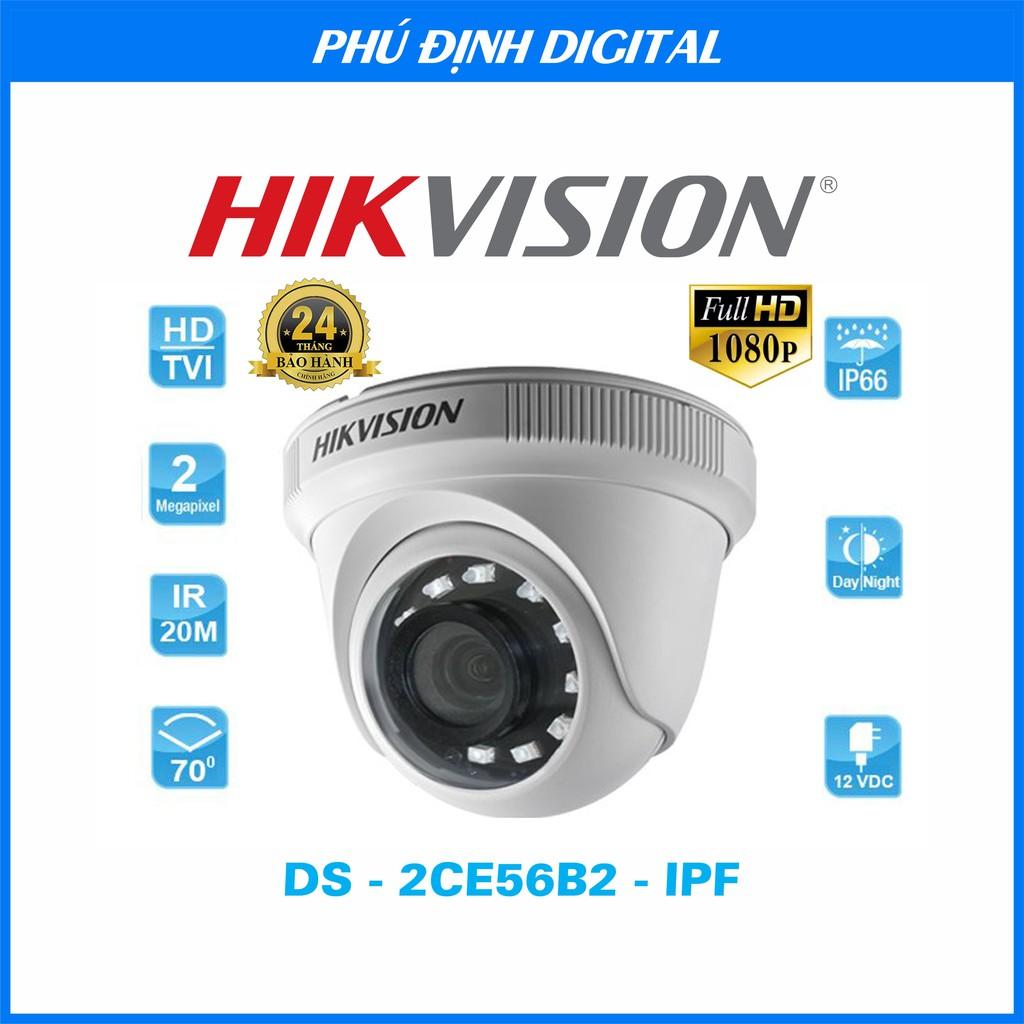 Camera Hikvision quan sát ngoài trời chống trộm siêu nét - Hàng Chính Hãng