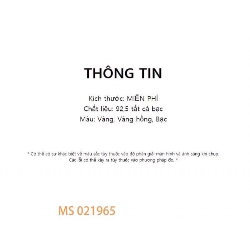 Vòng tay bạc 925 hàn quốc
