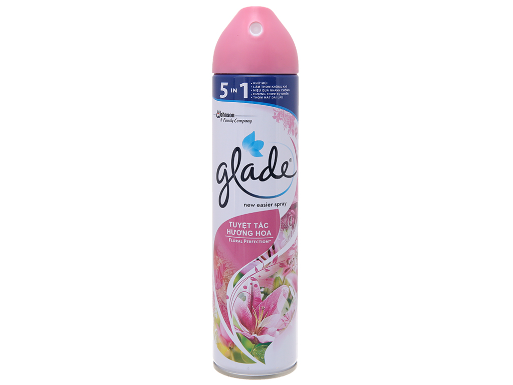 Bình xịt thơm phòng Glade Tuyệt tác hương hoa 280ml