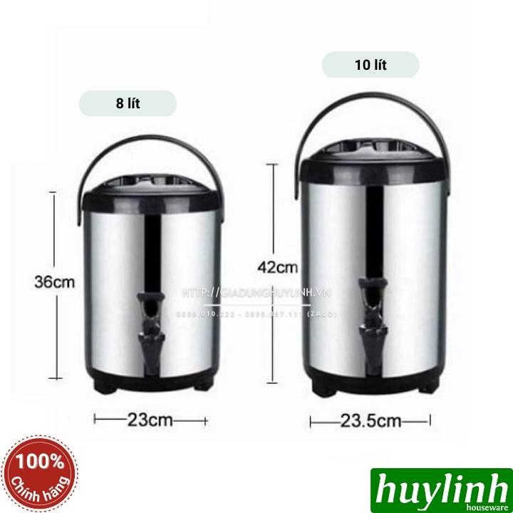 Bình giữ nhiệt ủ trà 6 lít - 8 lít - 10 lít - Inox 304