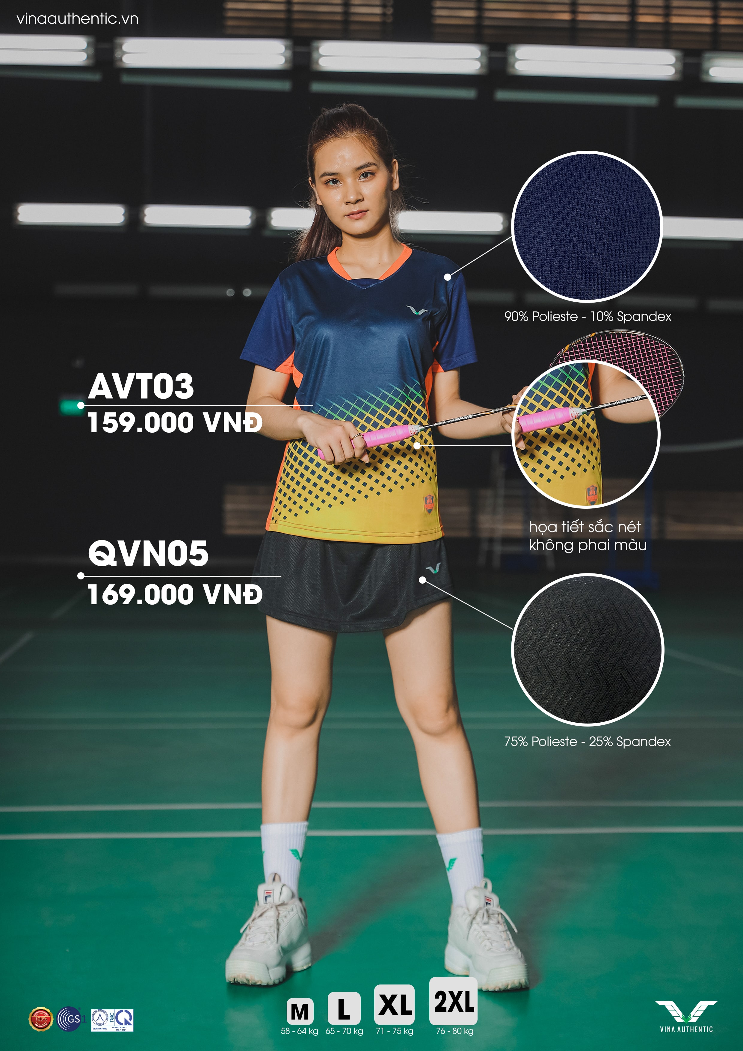 Set bộ thể thao nữ cầu lông badminton NEW03, CAO CẤP, chất lượng, chuẩn form