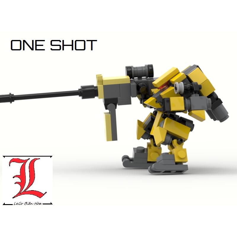 Đồ chơi lắp ráp Lego Moc Mech Robot One shot