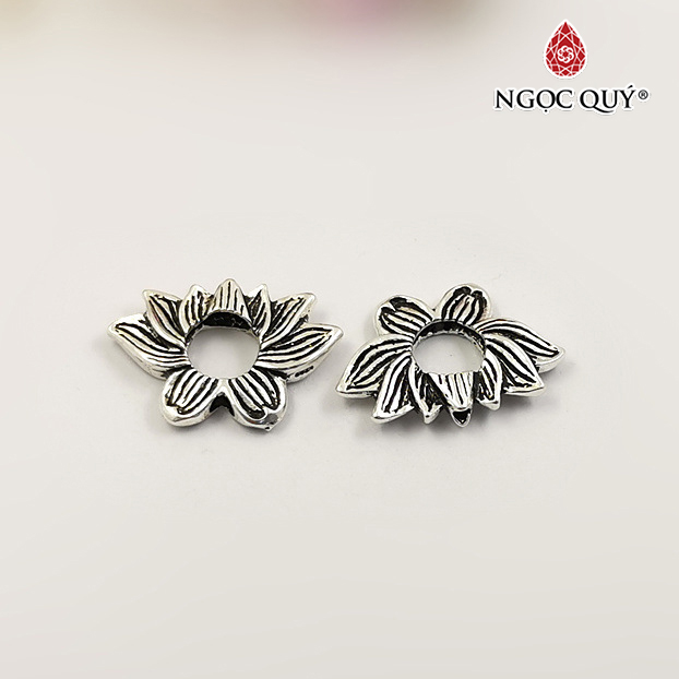 Charm lồng hạt hình hoa sen - Ngọc Quý Gemstones