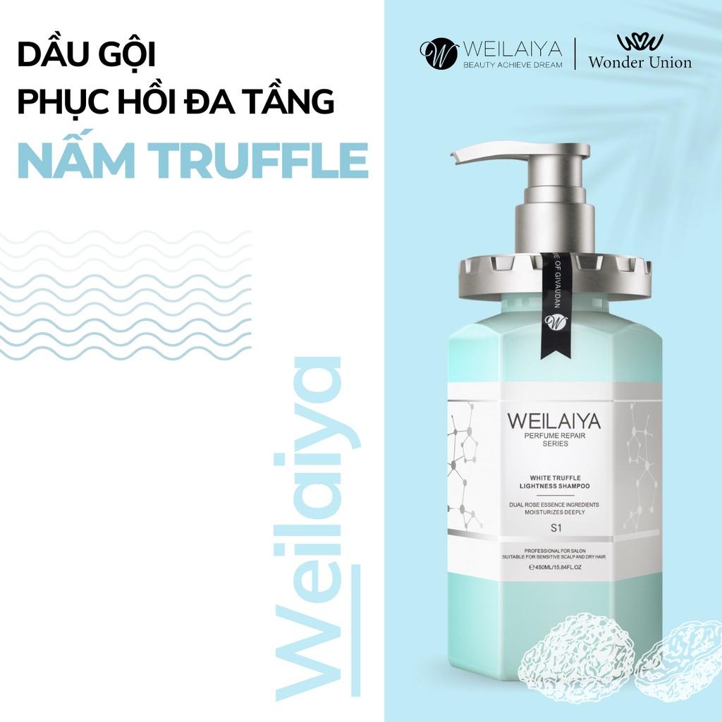 Bộ dầu gội Weilaiya phục hồi đa tầng Nấm Truffle 450ml