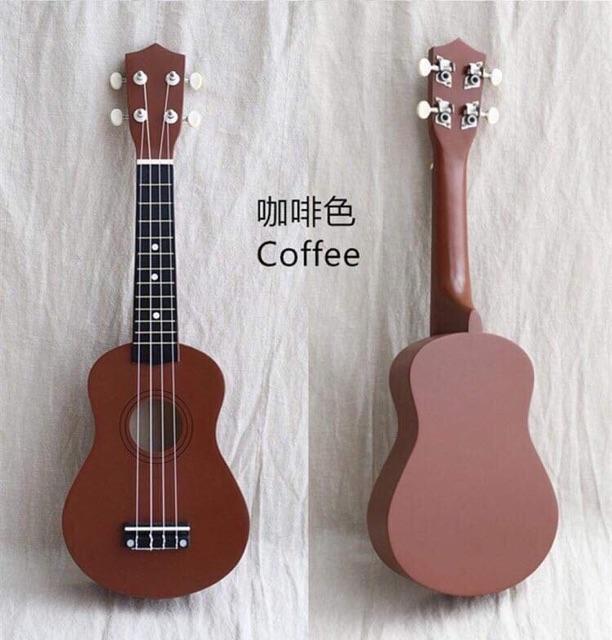 ĐÀN UKULELE SOPRANO 21INCH GỖ ( ĐỦ MÀU )