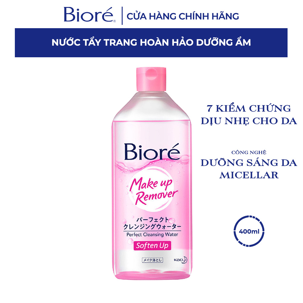 Bioré Nước Tẩy Trang Hoàn Hảo Dưỡng Ẩm Bioré Make Up Remover Perfect Cleansing Water 400ml