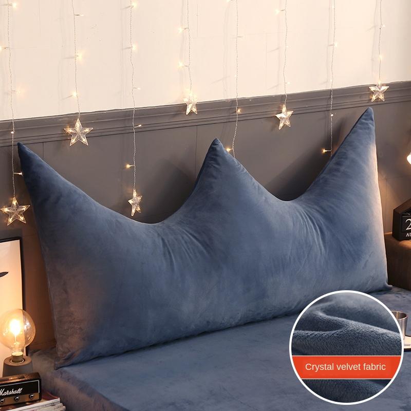 Giá Rẻ Hoàng Thái Giường Đệm Không Chất Độn Mềm Mại Có Thể Giặt Ghế Sofa Nhung Trẻ Em Người Lớn Tủ Kê Đầu Giường Lắp Ghép Tầng Ghế Ném Gối Đệm