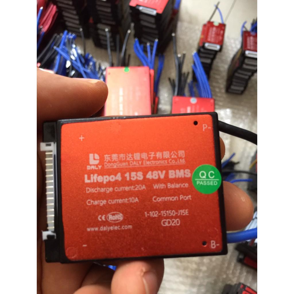 Mạch bảo vệ pin xe điện lithium BMS lifePO4 15S 48V 20A