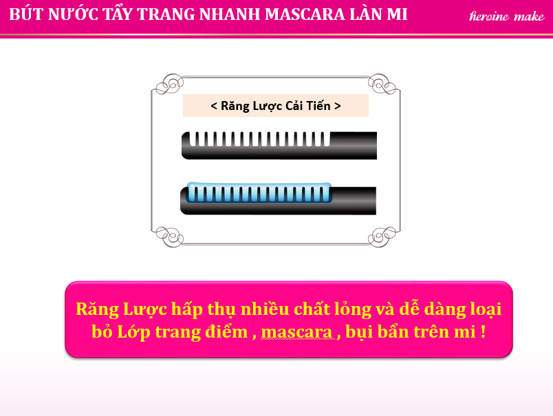 Mascara Tẩy Trang Mi Kissme Heroine Make Speedy Mascara Remover ( 6,6mL)