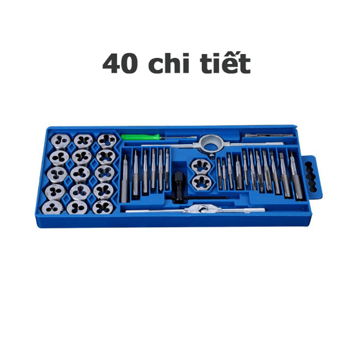 Hình ảnh Bộ tạo ren 12 20 40 chi tiết bộ taro hợp kim siêu cứng