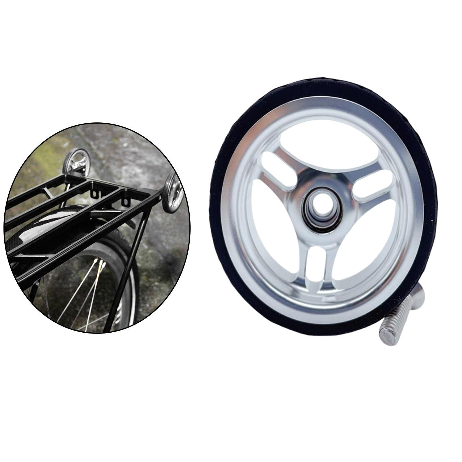 High Strength Folding Bike Easy Wheel Easywheel Bracket Set Sealed Bearing for BMX
