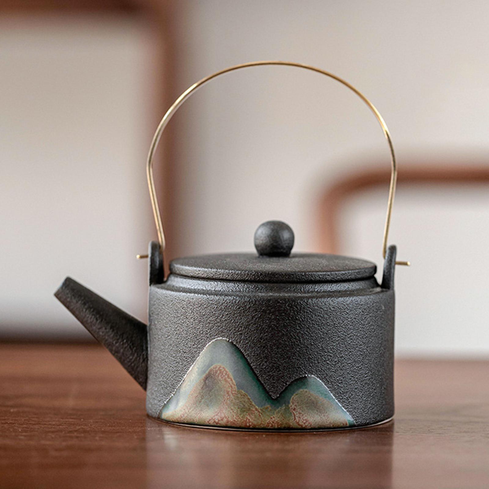 Japanese Teapot  Teakettle for Home Tea Ceremonies Loose Tea Women Gift