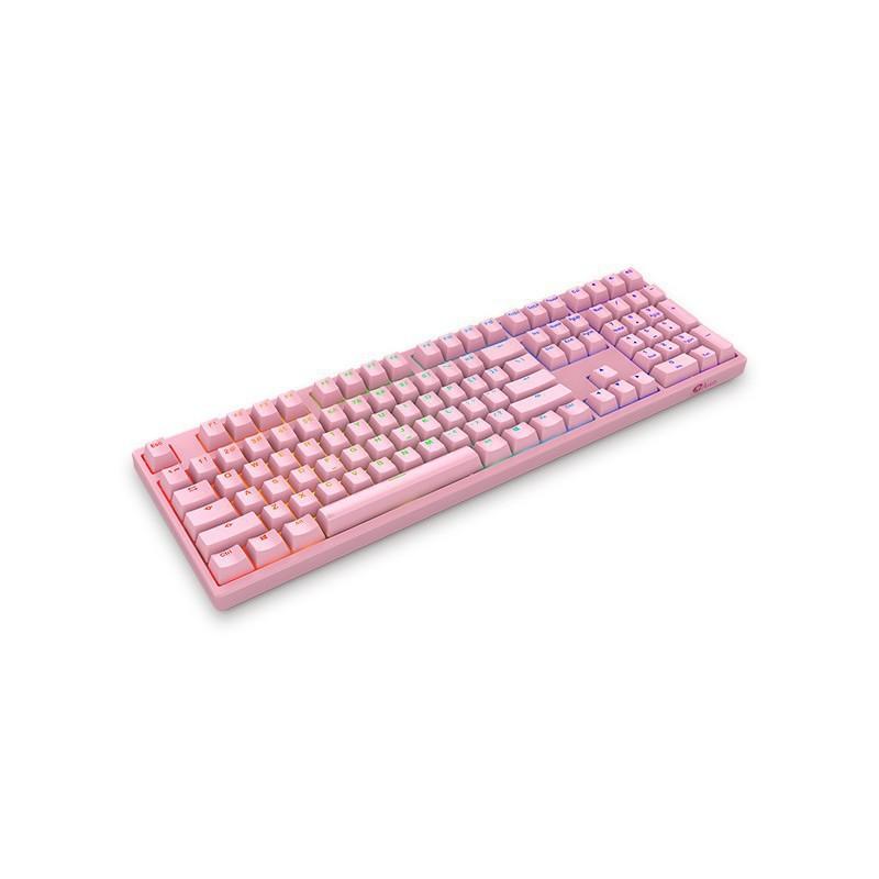 Bàn phím gaming AKKO 3108S RGB Pro Pink (Cherry Switch) - Cổng USB- Hàng Chính Hãng