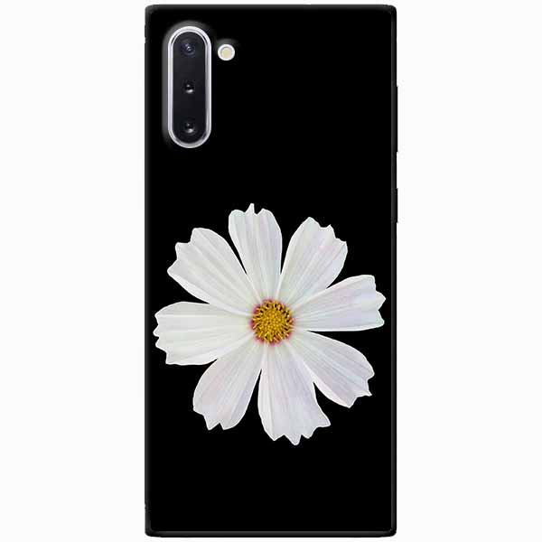 Ốp lưng dành cho Samsung Note 10 mẫu Cúc Trắng Đen