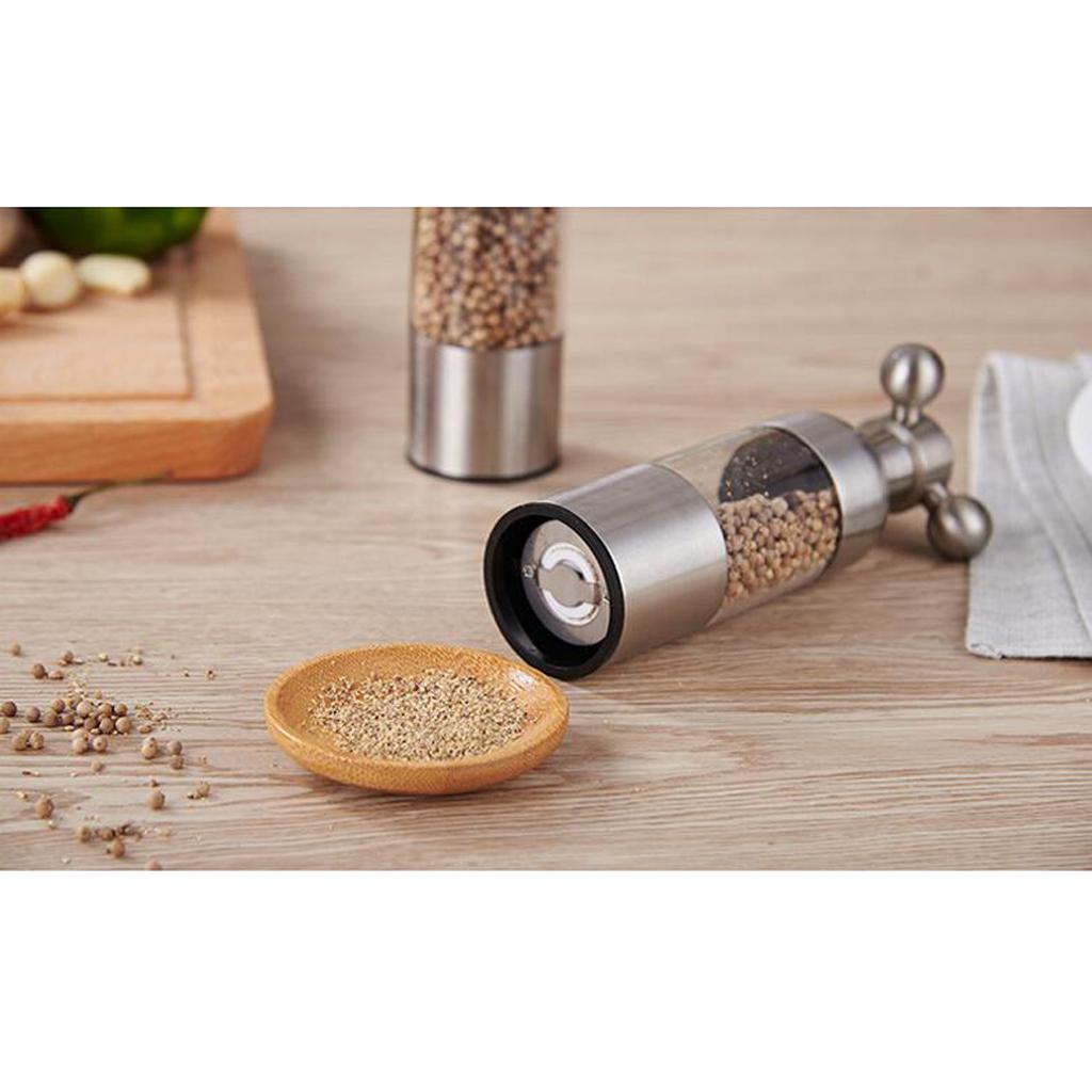 Stainless Steel Mini Manual Pepper Grinder Muller Mill Kitchen Seasoning Grinding Tool