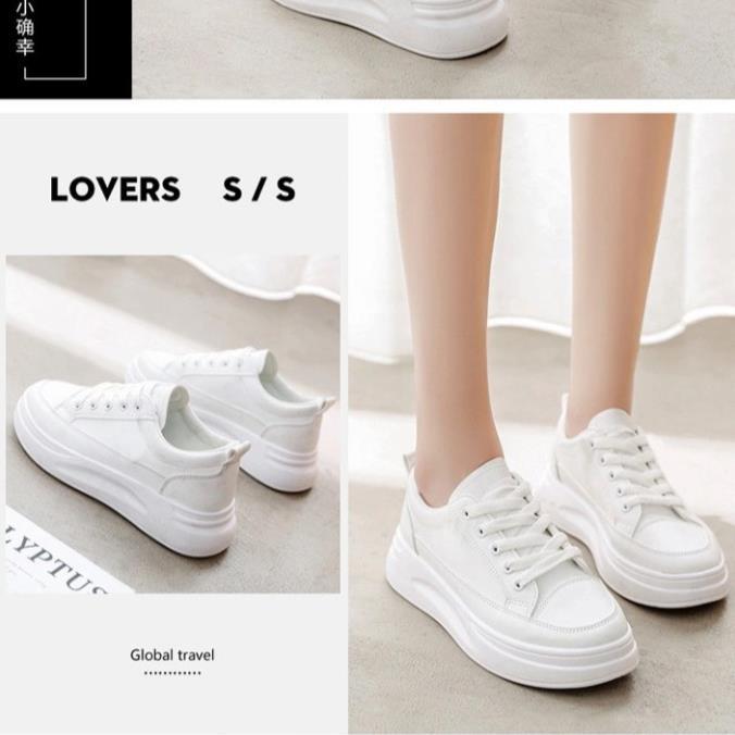 Giày Thể Thao Nữ Cổ Thấp Trắng Basic G4