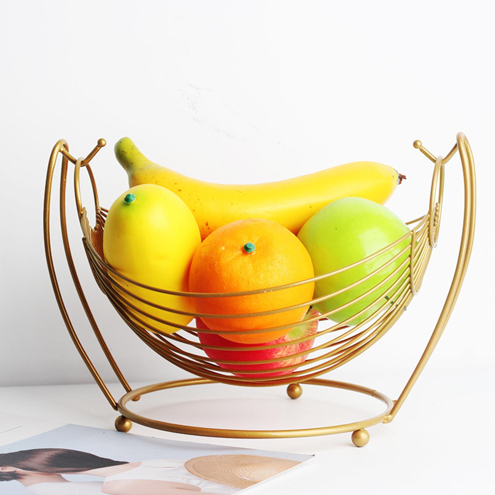 Decorative Kitchen Vegetable Organizer Fruit Storage Rack Basket