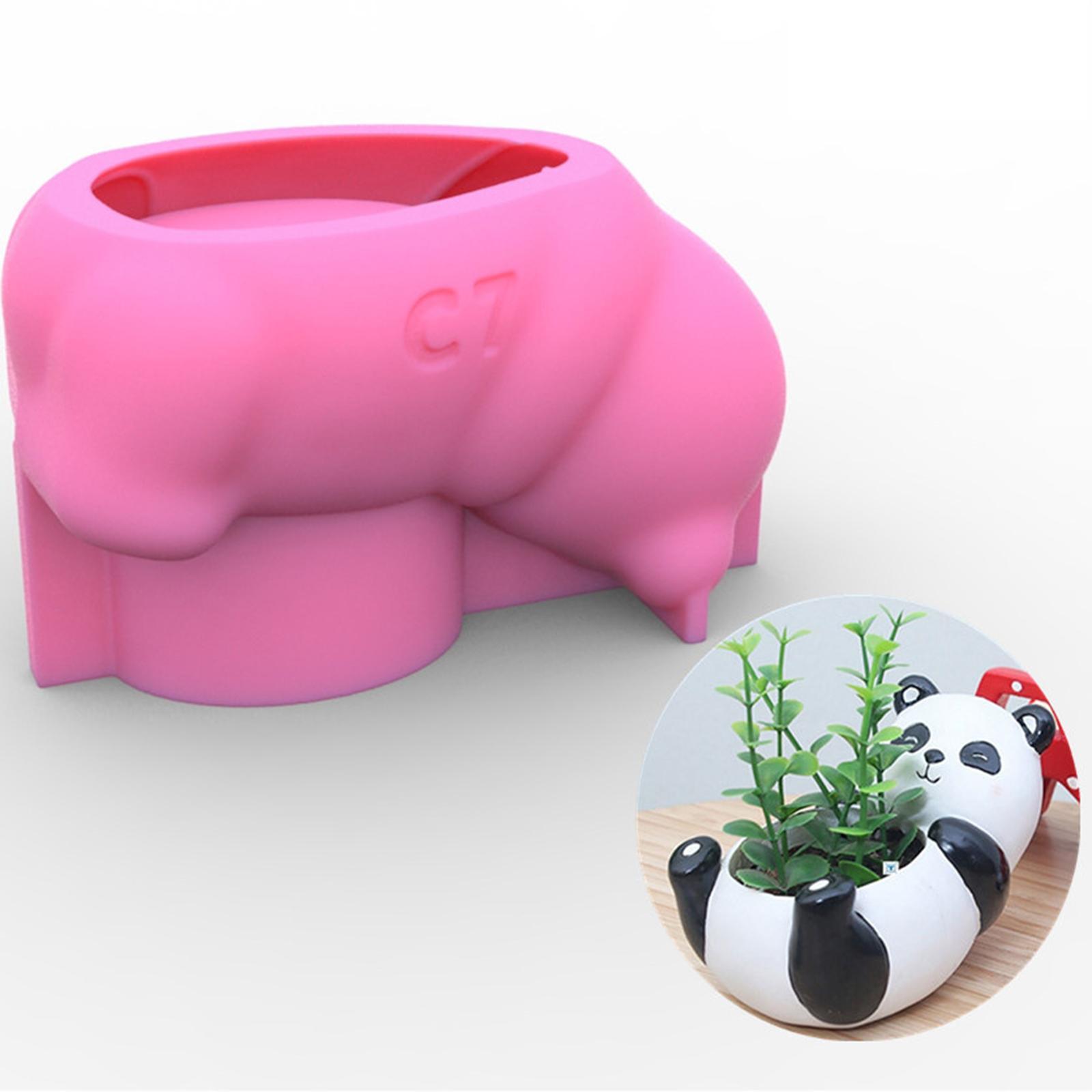 Silicone Pot Mold 3D Epoxy Resin Molds Candle Holder Mould Silicone Mold