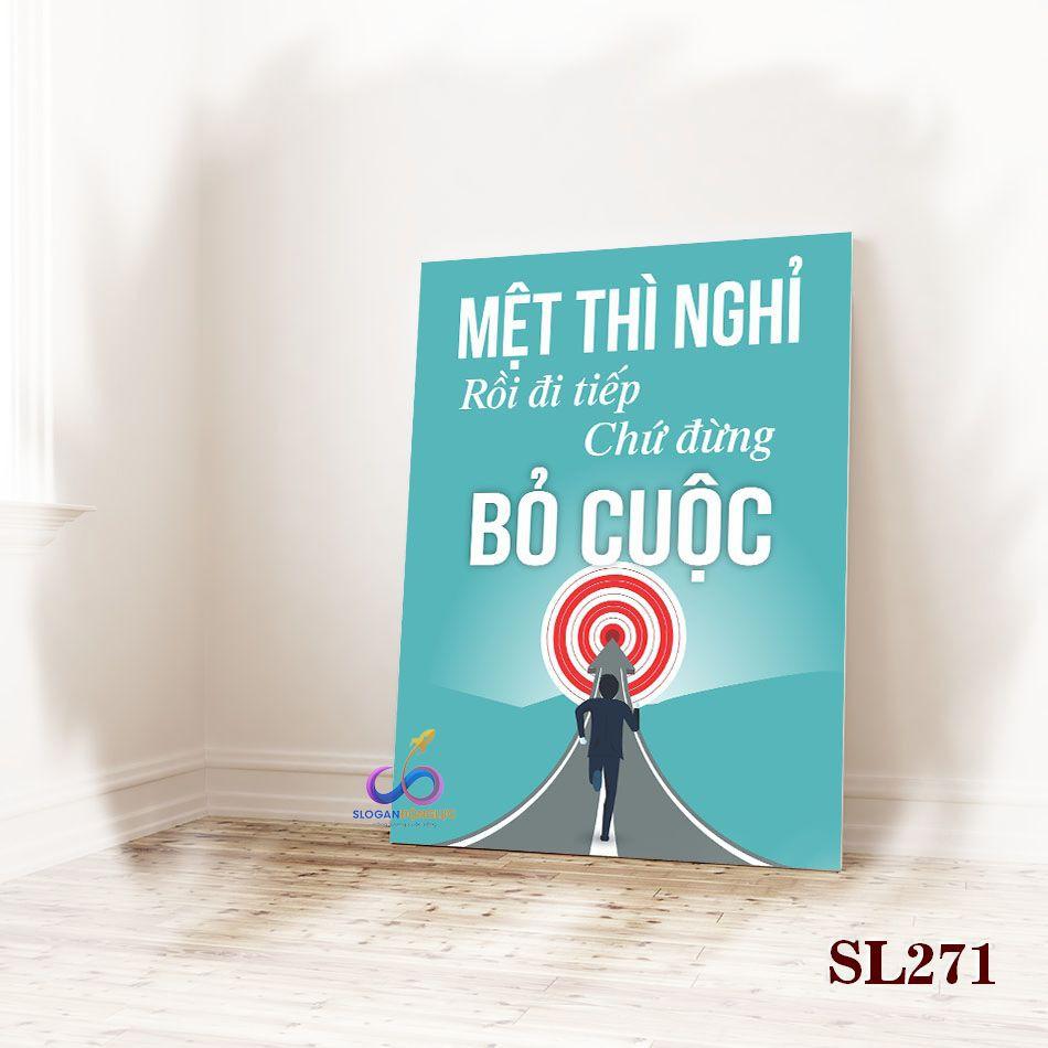 Tranh động lực trang trí văn phòng kích thước 30x40cm - Thiết kế tràn viền hiện đại - SL271-285