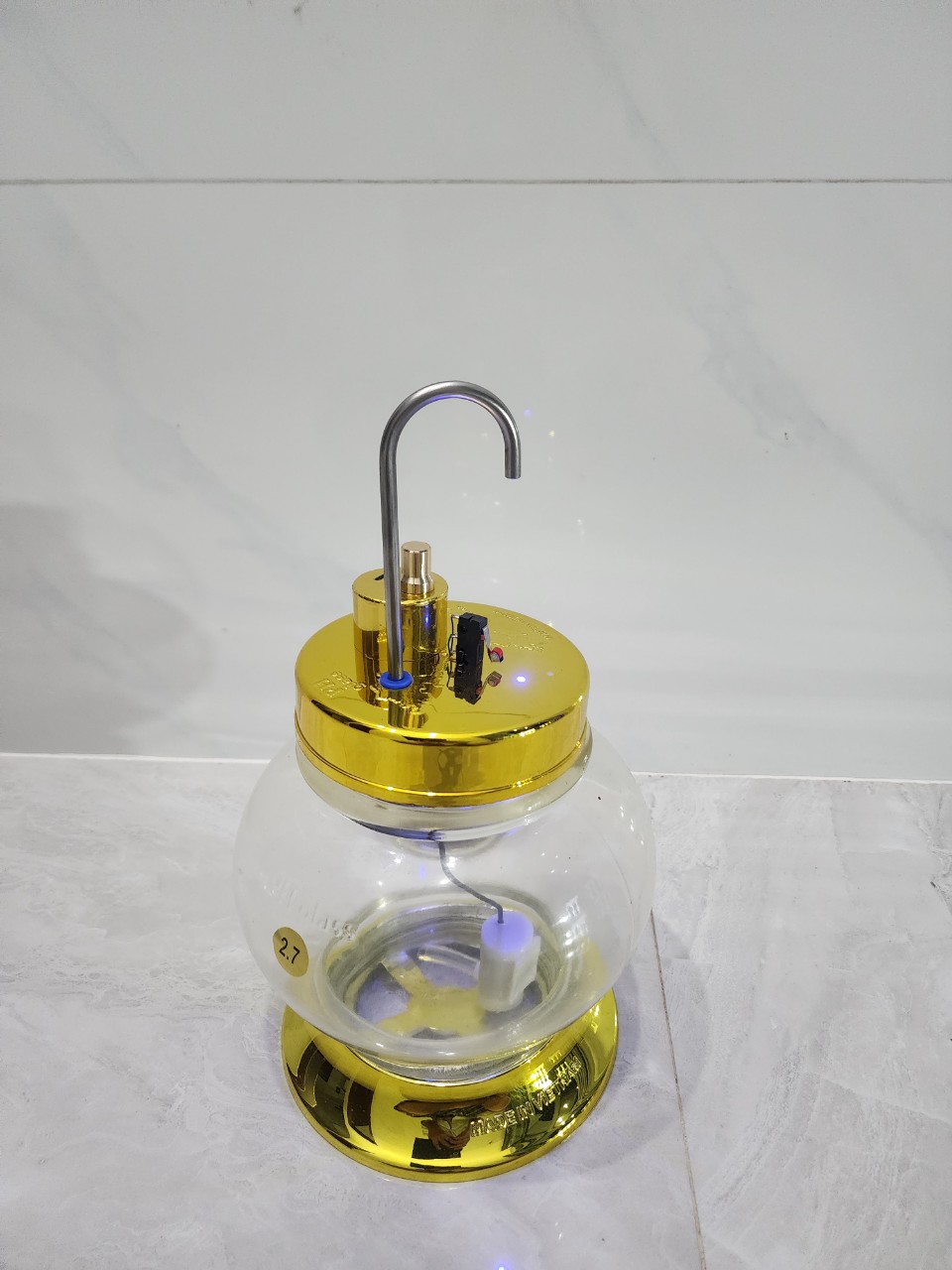 Bình Rót R.ượ.u Điện tử Thủy Tinh cao Cấp 2.7 lít