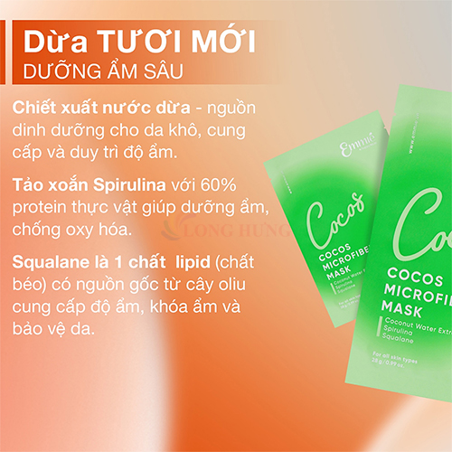 Mặt nạ sinh học Emmié By Happyskin Microfiber Mask (1 miếng) - Hàng chính hãng