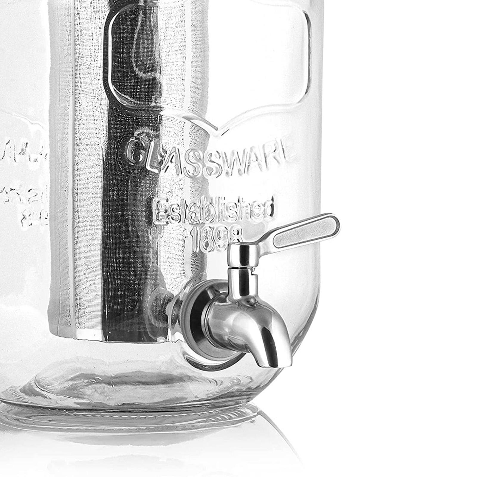 Drinks Dispenser Clear with Lid Juice Dispenser for Kitchen Accessories