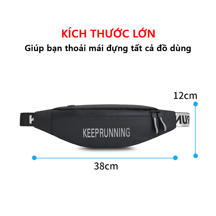 Túi đeo thời trang thể thao cho nam nữ Rhino B401 dùng khi chạy bộ, đạp xe, leo núi hoặc chơi các môn thể thao khác, vải không thấm nước chất lượng cao chính hãng Rhino Store