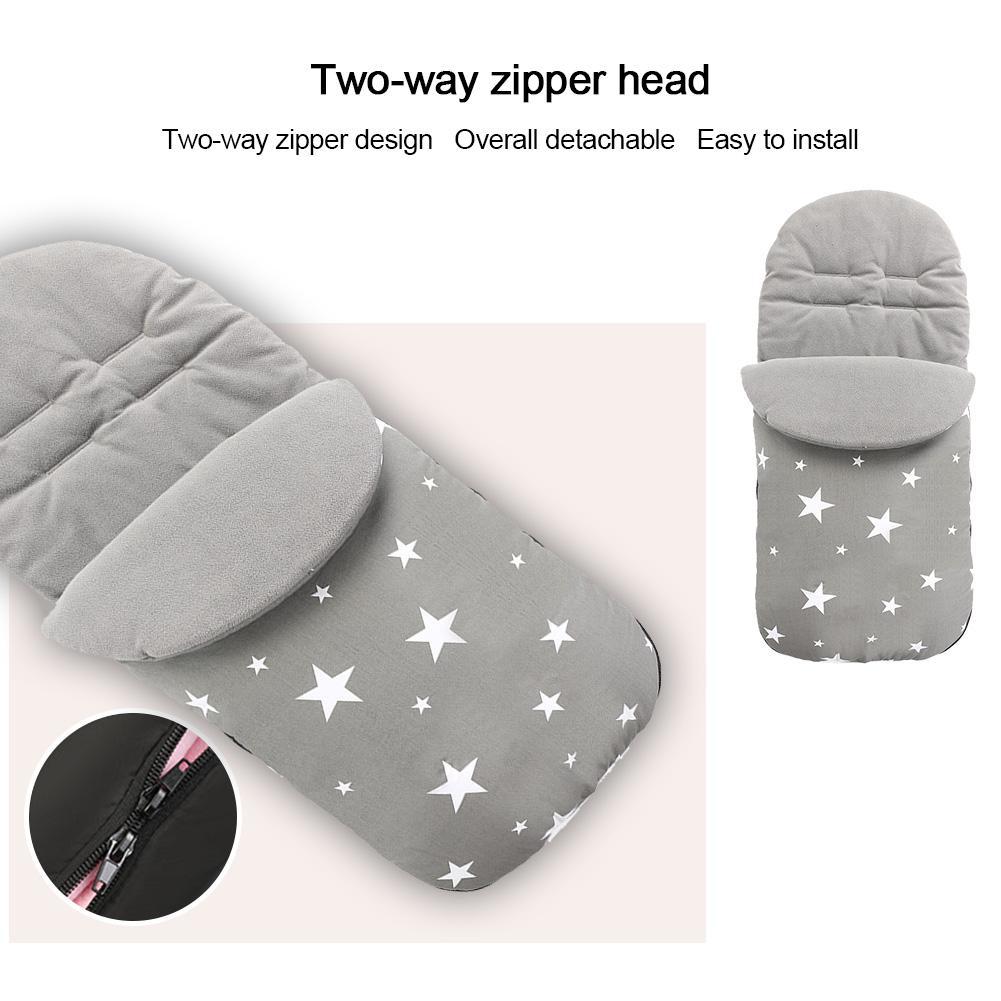 Túi Ngủ Cho Bé Mùa Đông Trẻ Sơ Sinh Chống Thấm Nước Ấm Áp Bao Tải Xe Đẩy Cho Bé Bao Sleepsacks Dày Trang-Lót Túi Ngủ
