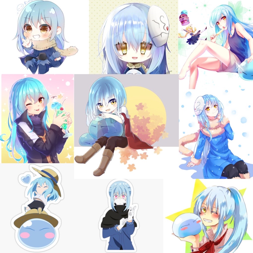 Ảnh Sticker Rimuru Tempest 30-60 cái/Hình dán Tensei Shitara Slime Datta ken