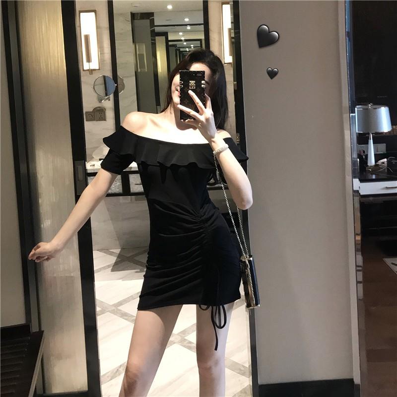 VÁY BODY TRỄ VAI RÚT DÂY THỜI TRANG XIXO - DAM0028