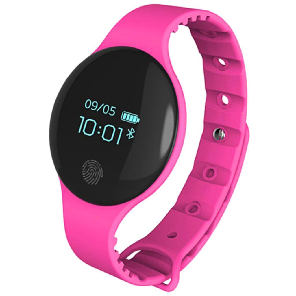 Waterproof IP67 Smartwatch Wristwatch Fitness Tracker Heart Rate Monitor Pedometer, For IOS Android, 0.66inch OLED Color Screen