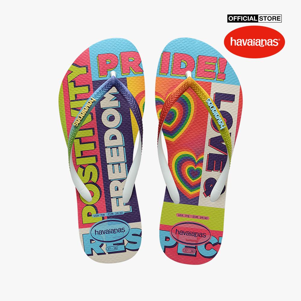 HAVAIANAS - Dép nữ Slim Pride Rainbow 4146922